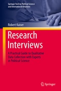 Cover: Research Interviews - Springer