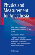 Cover: Physics and Measurement for Anesthesia - Springer