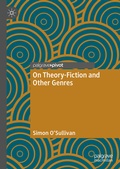 Cover: On Theory-Fiction and Other Genres - Palgrave Macmillan