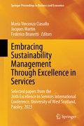 Cover: Embracing Sustainability Management Through Excellence in Services - Springer