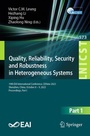 Cover: Quality, Reliability, Security and Robustness in Heterogeneous Systems - Springer