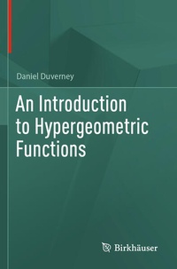 Enlarge image Cover: An Introduction to Hypergeometric Functions - Birkhäuser