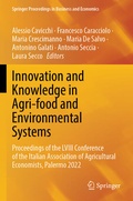 Cover: Innovation and Knowledge in Agri-food and Environmental Systems - Springer