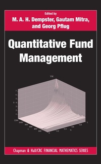 Enlarge image Cover: Quantitative Fund Management - Chapman and Hall