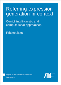 Abbildung von: Referring expression generation in context - Language Science Press