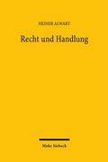 Cover: Recht und Handlung - Mohr Siebeck