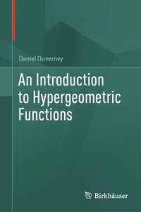 Abbildung von: An Introduction to Hypergeometric Functions - Birkhäuser