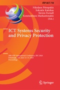 Cover: ICT Systems Security and Privacy Protection - Springer