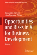 Cover: Opportunities and Risks in AI for Business Development - Springer