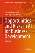 Cover: Opportunities and Risks in AI for Business Development - Springer