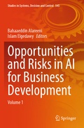 Cover: Opportunities and Risks in AI for Business Development - Springer