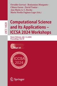 Enlarge image Cover: Computational Science and Its Applications - ICCSA 2024 Workshops - Springer