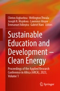 Cover: Sustainable Education and Development-Clean Energy - Springer