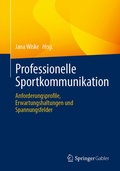 Cover: Professionelle Sportkommunikation - Springer Gabler