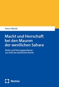 Cover: Macht und Herrschaft bei den Mauren der westlichen Sahara - Nomos