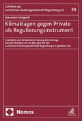 Cover: Klimaklagen gegen Private als Regulierungsinstrument - Nomos