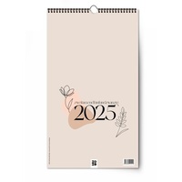 Abbildung von: Boho Style Lineart Wandkalender 2025 - Nova MD