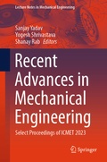 Cover: Recent Advances in Mechanical Engineering - Springer