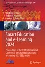Cover: Smart Education and e-Learning 2024 - Springer