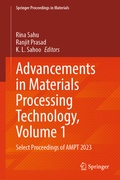 Cover: Advancements in Materials Processing Technology, Volume 1 - Springer