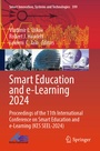 Cover: Smart Education and e-Learning 2024 - Springer