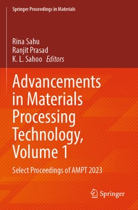 Enlarge image Cover: Advancements in Materials Processing Technology, Volume 1 - Springer