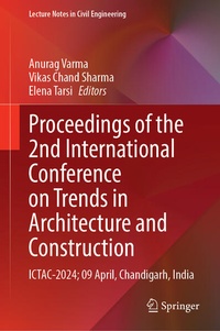 Enlarge image Cover: Proceedings of the 2nd International Conference on Trends in Architecture and Construction - Springer