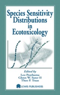 Cover: Species Sensitivity Distributions in Ecotoxicology - CRC Press