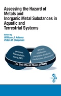 Cover: Assessing the Hazard of Metals and Inorganic Metal Substances in Aquatic and Terrestrial Systems - CRC Press