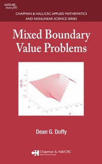 Enlarge image Cover: Mixed Boundary Value Problems - Chapman and Hall