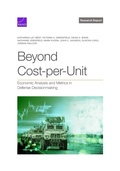 Cover: Beyond Cost-per-Unit - RAND Corporation