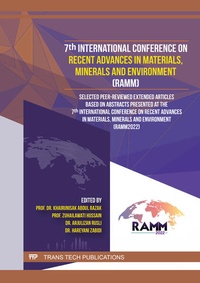 Enlarge image Cover: 7th International Conference on Recent Advances in Materials, Minerals and Environment (7th RAMM) - Trans Tech Publications Ltd