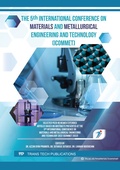 Cover: The 5th International Conference on Materials and Metallurgical Engineering and Technology (ICOMMET) - Trans Tech Publications Ltd