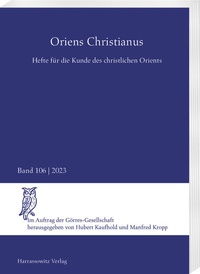 Bild: Oriens Christianus 106 (2023) - Harrassowitz Verlag