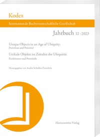 Abbildung von: Kodex. Jahrbuch der Internationalen Buchwissenschaftlichen Gesellschaft 12 (2023) - Harrassowitz Verlag