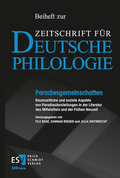 Cover: Paradiesgemeinschaften - Erich Schmidt Verlag
