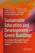 Cover: Sustainable Education and Development-Green Buildings - Springer