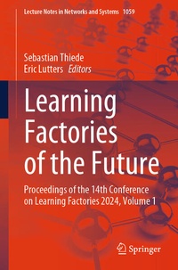 Enlarge image Cover: Learning Factories of the Future - Springer