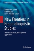 Cover: New Frontiers in Pragmalinguistic Studies - Springer