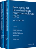Abbildung von: Kommentar zur Schweizerischen Zivilprozessordnung (ZPO) - Schulthess Juristische Medien