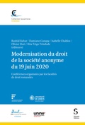 Cover: Modernisation du droit de la soci&eacute;t&eacute; anonyme du 19 juin 2020 - St&auml;mpfli Verlag AG
