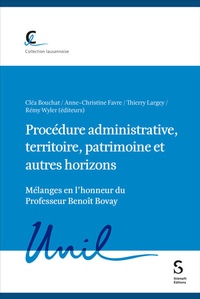 Abbildung von: Procédure administrative, territoire, patrimoine et autres horizons - Stämpfli Verlag