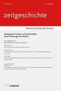 Cover: Ideologische Transfers und Kontinuit&auml;ten - V&R unipress