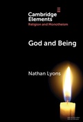 Cover: God and Being - Cambridge University Press