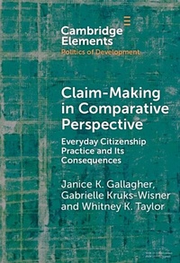 Enlarge image Cover: Claim-Making in Comparative Perspective - Cambridge University Press