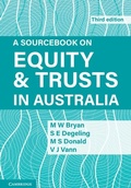 Cover: Sourcebook on Equity and Trusts in Australia - Cambridge University Press
