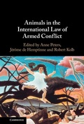 Cover: Animals in the International Law of Armed Conflict - Cambridge University Press