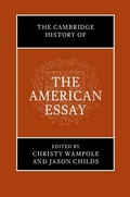 Cover: Cambridge History of the American Essay - Cambridge University Press