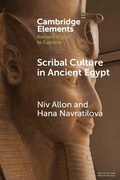 Cover: Scribal Culture in Ancient Egypt - Cambridge University Press