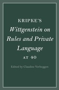 Cover: Kripke's Wittgenstein on Rules and Private Language at 40 - Cambridge University Press